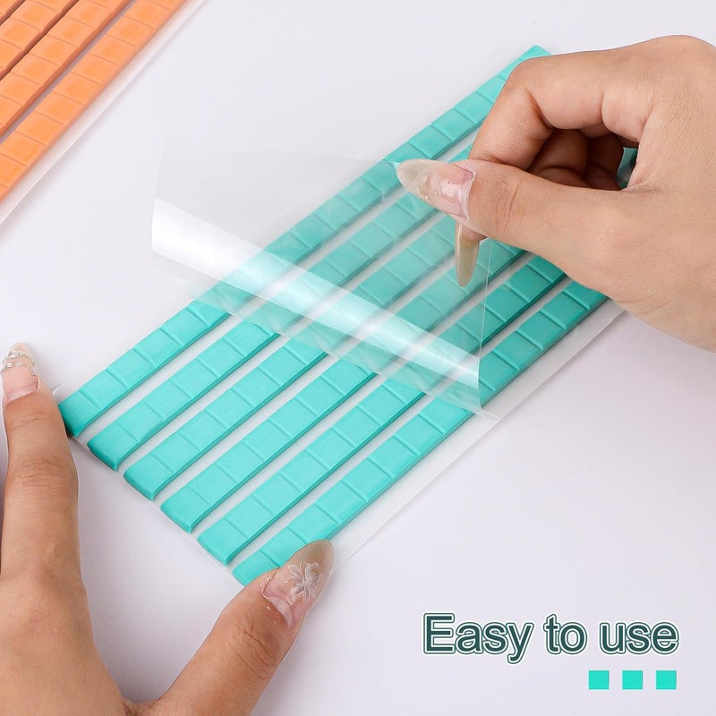 Feosky Adhesive Poster Sticky Tack Putty, Reusable and Removable Adhesive Putty, Mounting Putty for displaying Wall Paintings, Picture, Decoration, Crafts (Blue, Pack of 3) - Image 3